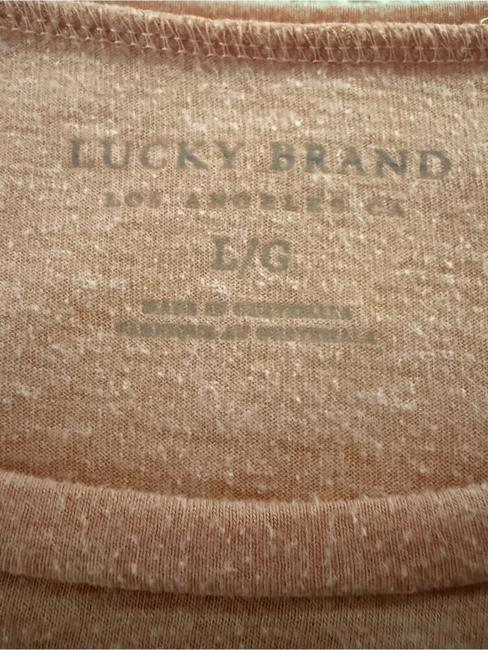 Lucky Brand Pink Graphic Short Sleeve Tee - Picture 5 of 8
